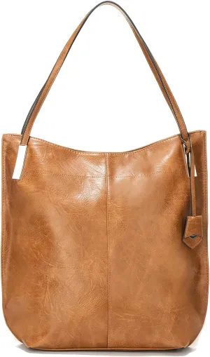 Master Key Soft Leather Tote Bag, Top Handle Womens Purses Satchel Shoulder Handbag, Reversible Hobo Bags Shopper Travel