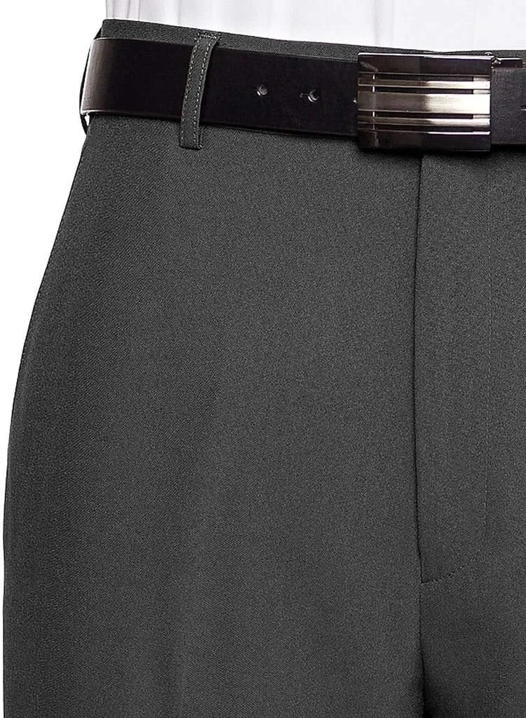 Mens Dress Pants Flat Front - Machine Washable Casual Pants Comfortable for Everyday Wear - Versatile Suit Pant for Work