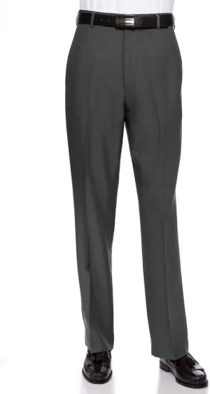 Mens Dress Pants Flat Front - Machine Washable Casual Pants Comfortable for Everyday Wear - Versatile Suit Pant for Work