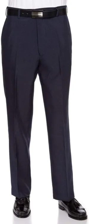 Mens Dress Pants Flat Front - Machine Washable Casual Pants Comfortable for Everyday Wear - Versatile Suit Pant for Work