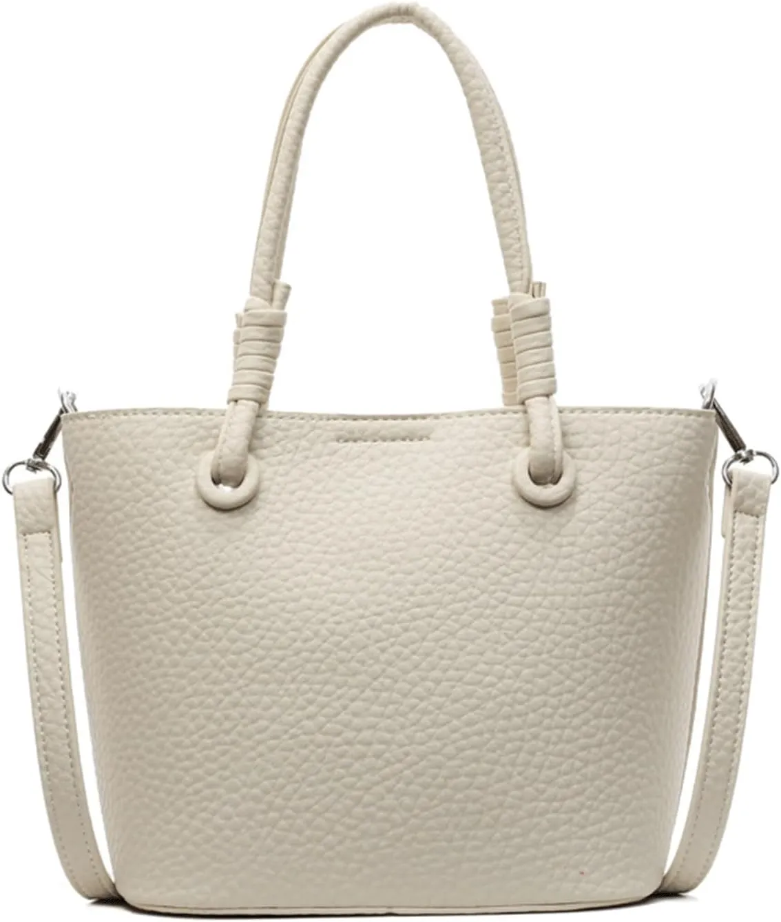 Mini Bucket Bag Pebbled Leather Bucket Purse Vintage Purse Bag with Top Handles Handbag Shoulder Crossbody Handbag