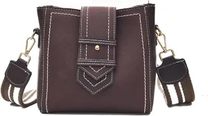 Mini Bucket Bag Soft Leather Bucket Handbag Vintage Small Purse Bag Crossbody Handbag Shoulder Purse for Women