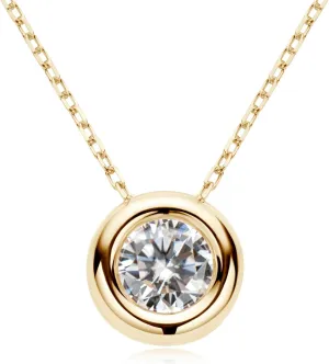 Moissanite Necklaces for Women, 1-3 CT Solitaire Pendant 925 Sterling Silver Jewelry Mother's Day Wedding Gifts for Her