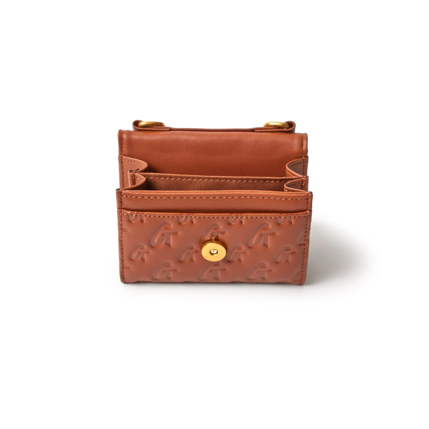 MONOGRAM BROWN COMPACT WALLET