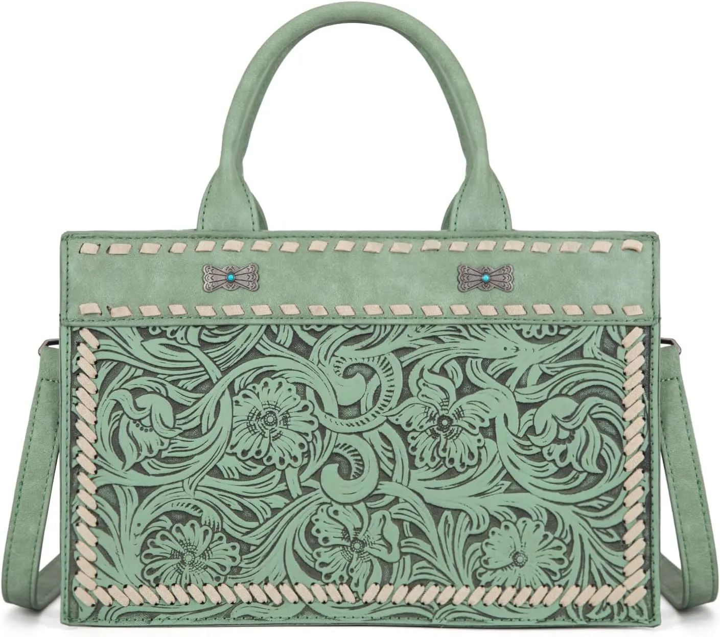Montana West Western Tooling Handbags Vintage Prints and Whipstitch Craftsmanship