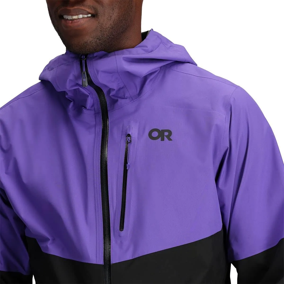 Outdoor Research Mens Foray II Jacket  Waterproof & Windproof Hooded Rain Coat