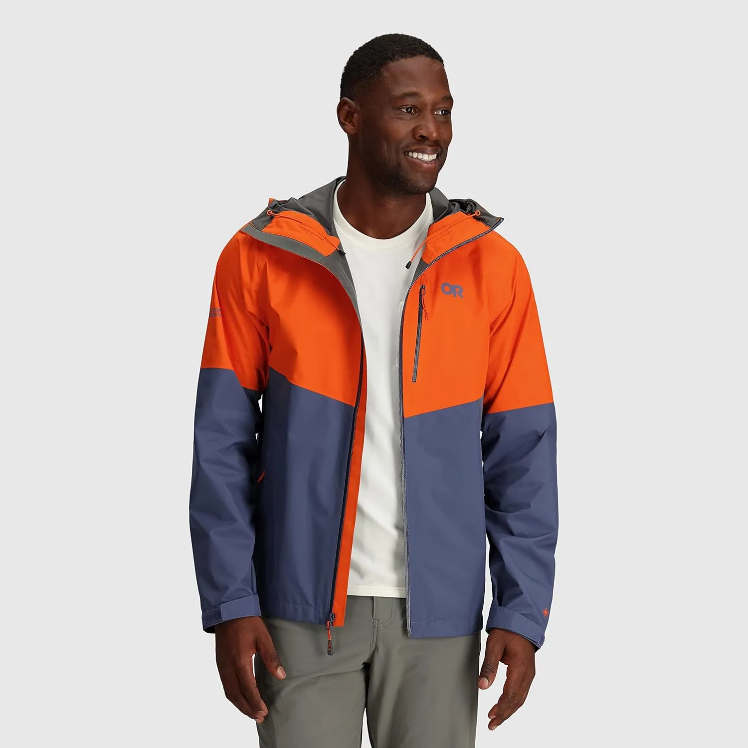 Outdoor Research Mens Foray II Jacket  Waterproof & Windproof Hooded Rain Coat
