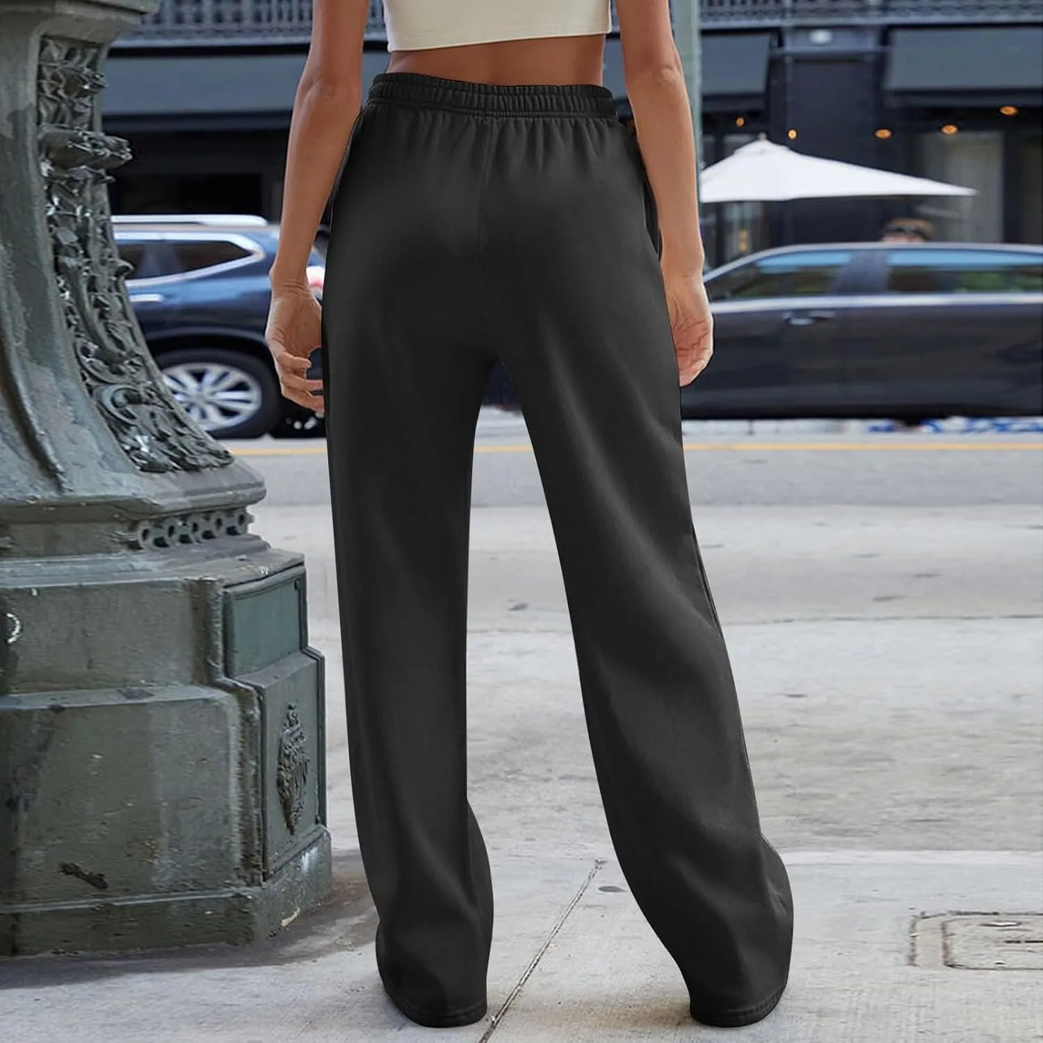 Pants for Women, Trousers Sweatpants Palazzo Casual High Waisted Trendy Pants Yoga