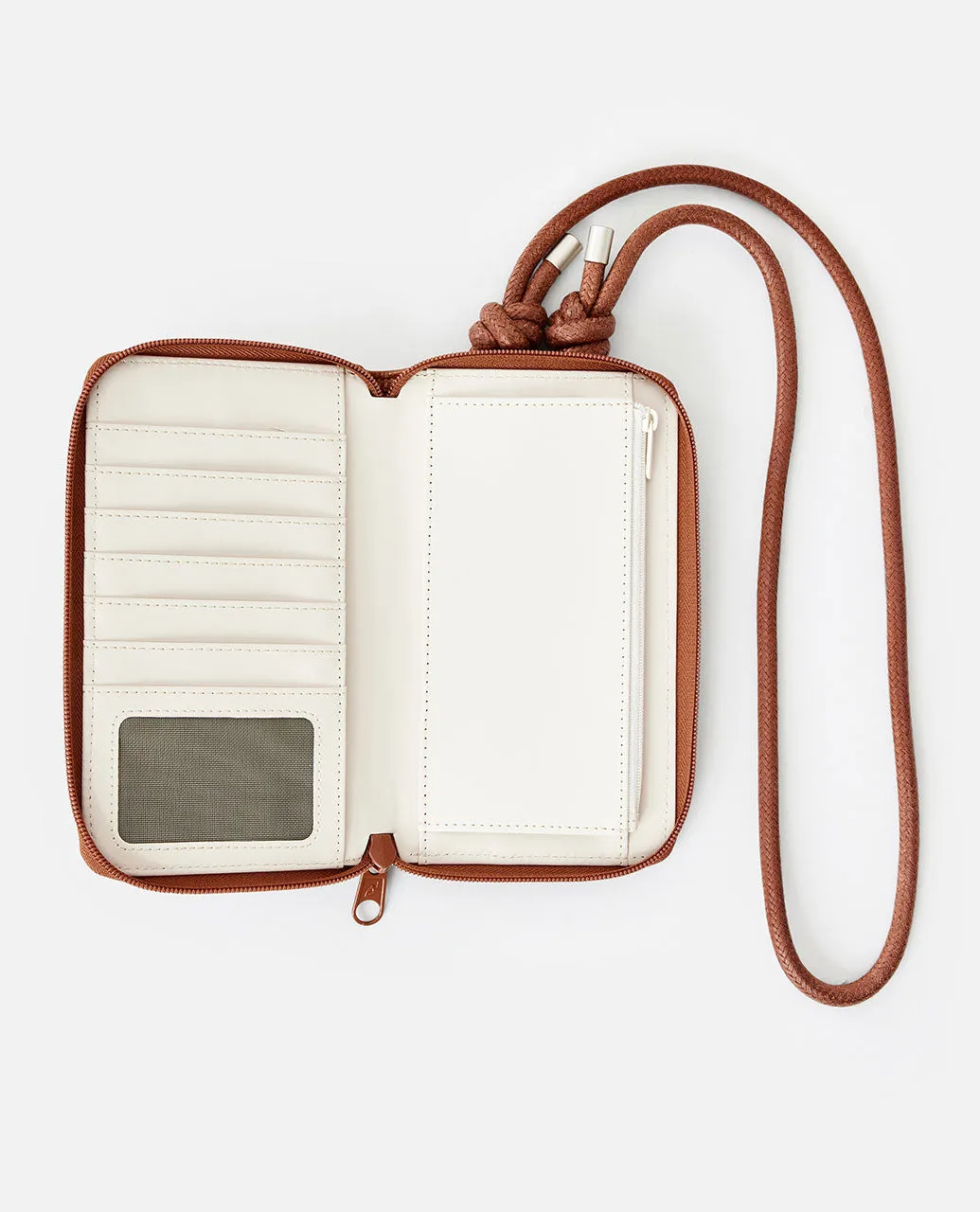 Premium Straw Phone Wallet - Natural