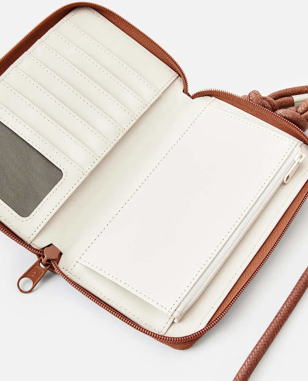 Premium Straw Phone Wallet - Natural
