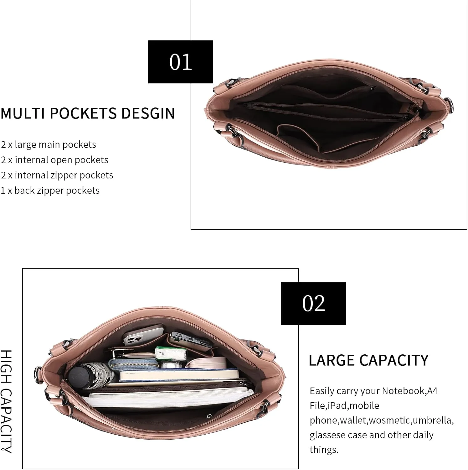 Purses for Women Shoulder Handbags Hobo Bags Tote Bag