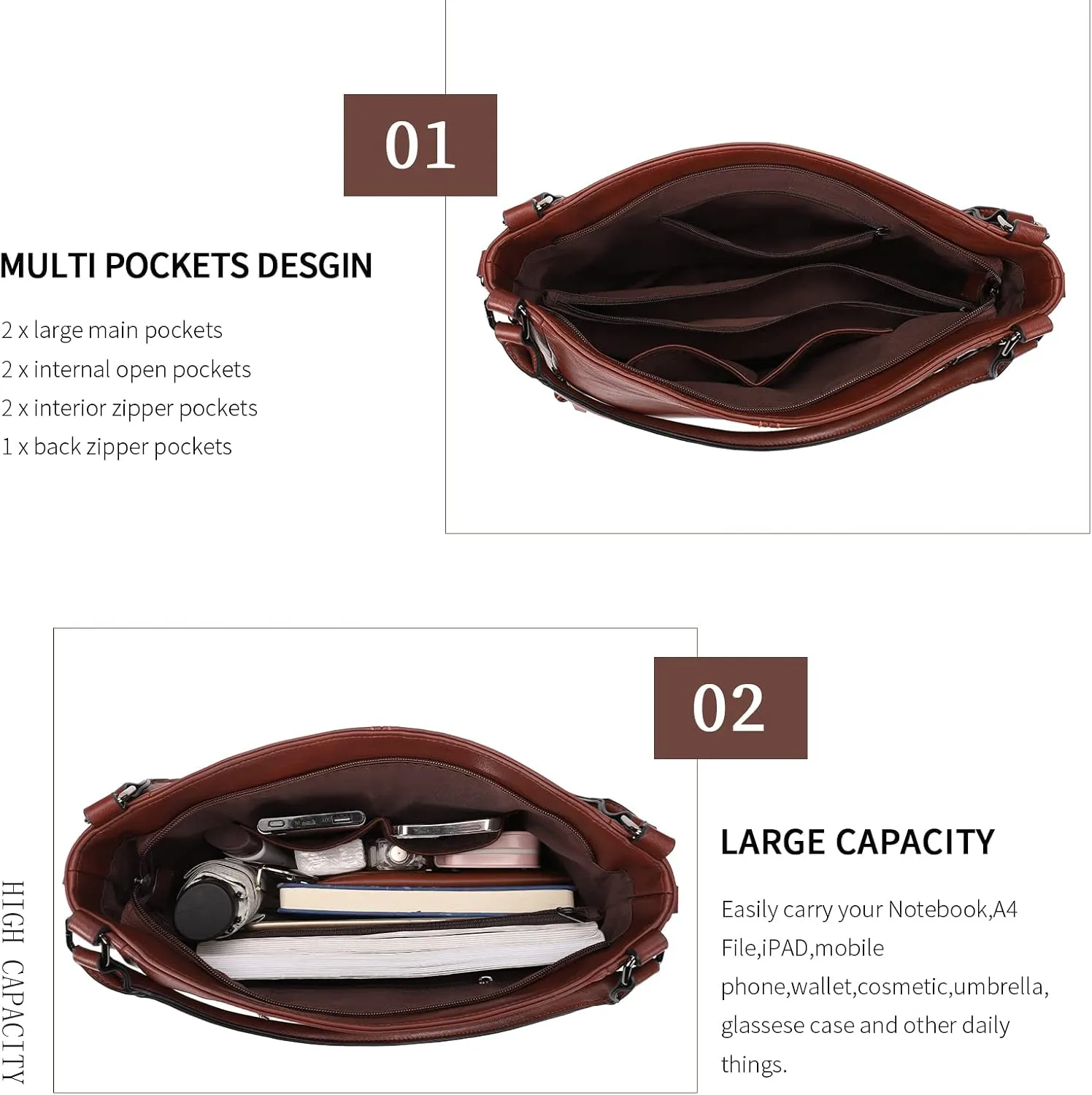 Purses for Women Shoulder Handbags Hobo Bags Tote Bag