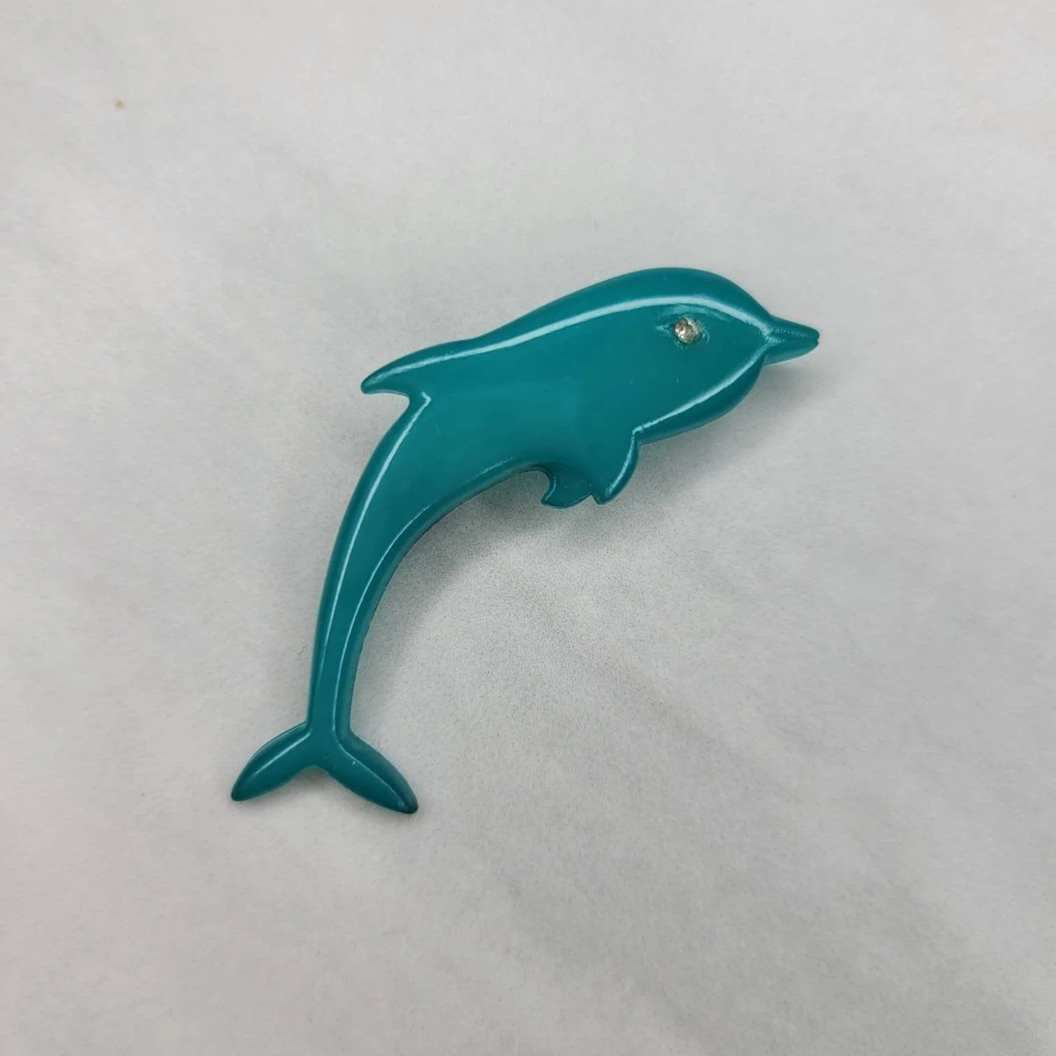 Retro Buch   Deichmann Dolphin Pin Brooch