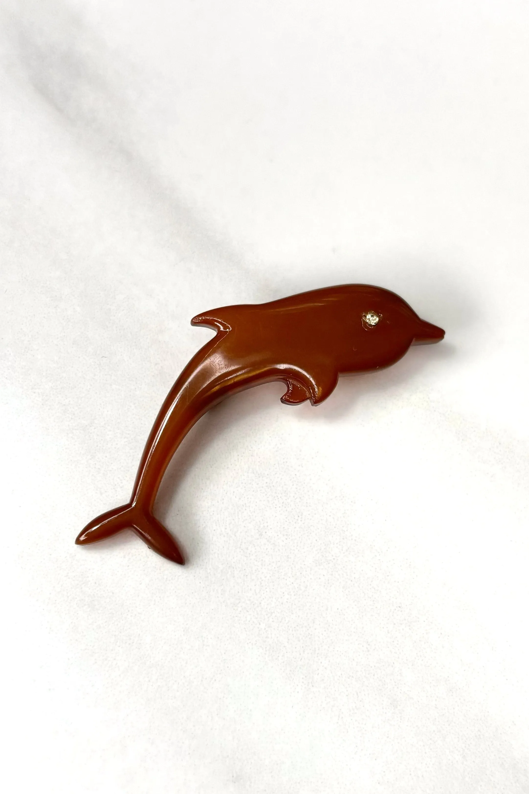 Retro Buch   Deichmann Dolphin Pin Brooch