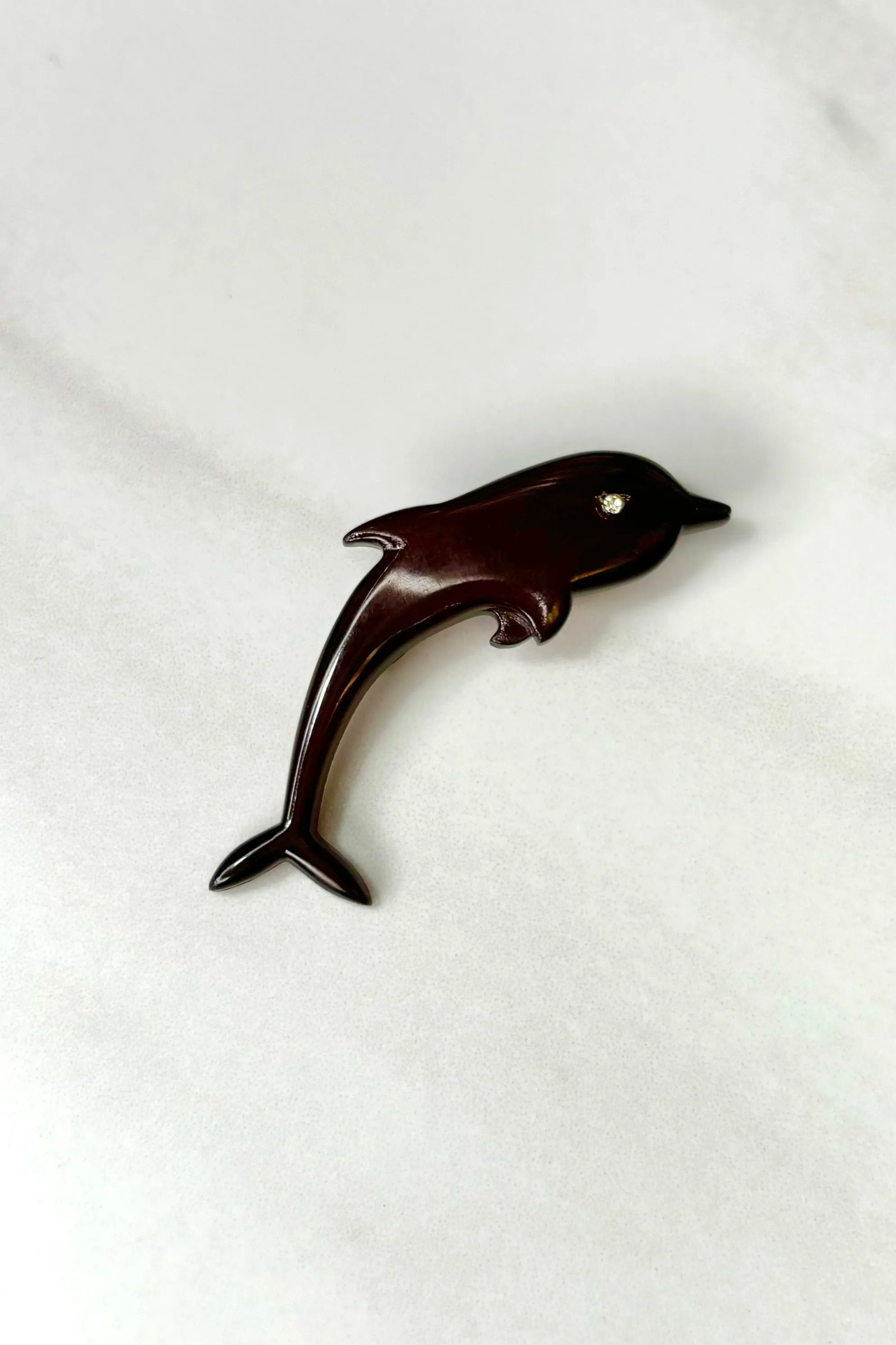 Retro Buch   Deichmann Dolphin Pin Brooch