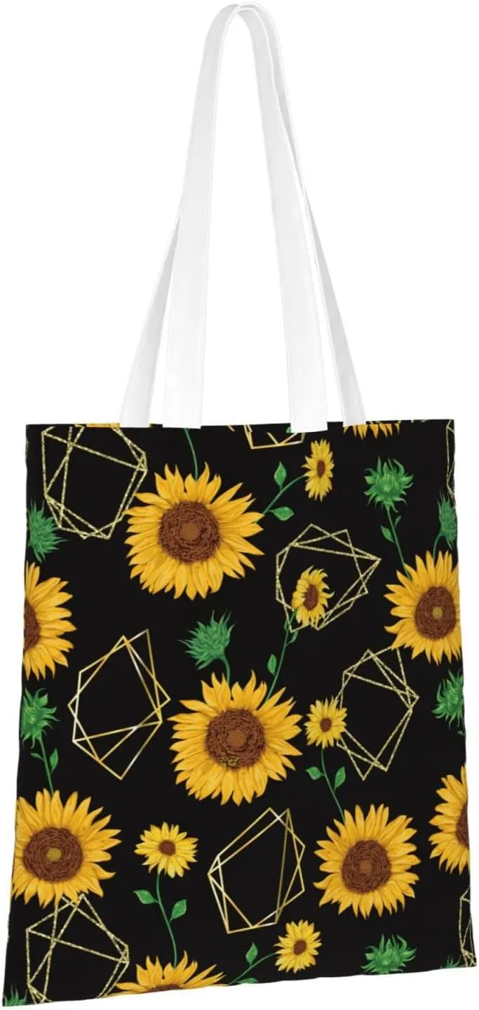Rooster Chickens Canvas Bags Tote Bags,Large Women Casual Laptop Shoulder Bag Shopping Grocery Work Travel 15x16 Inch
