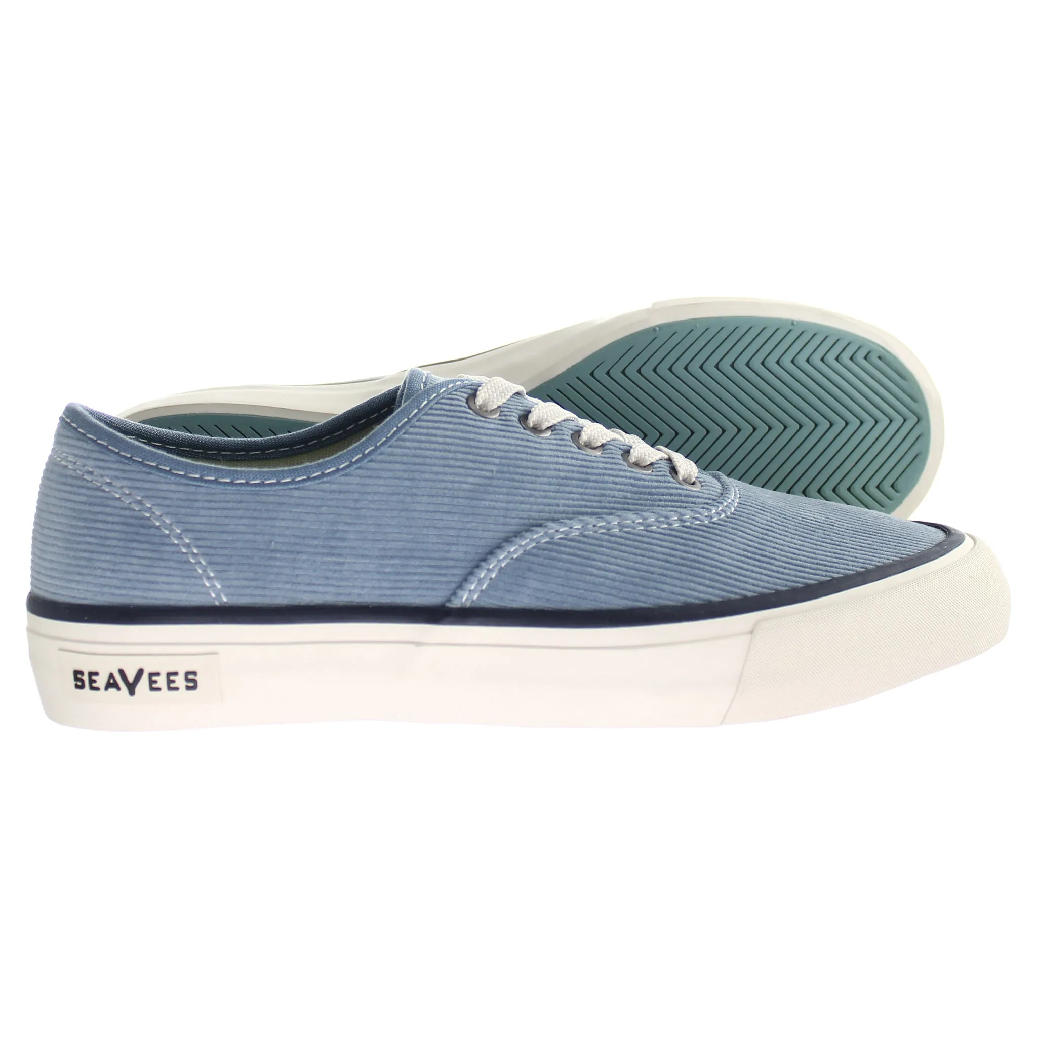 Seavees Legend Cordies Womens Blue Plimsolls