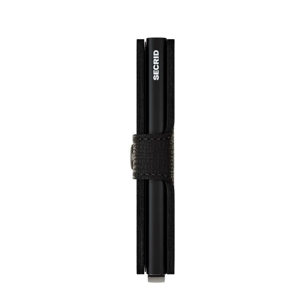 Secrid Mini Wallet- Crisple Black