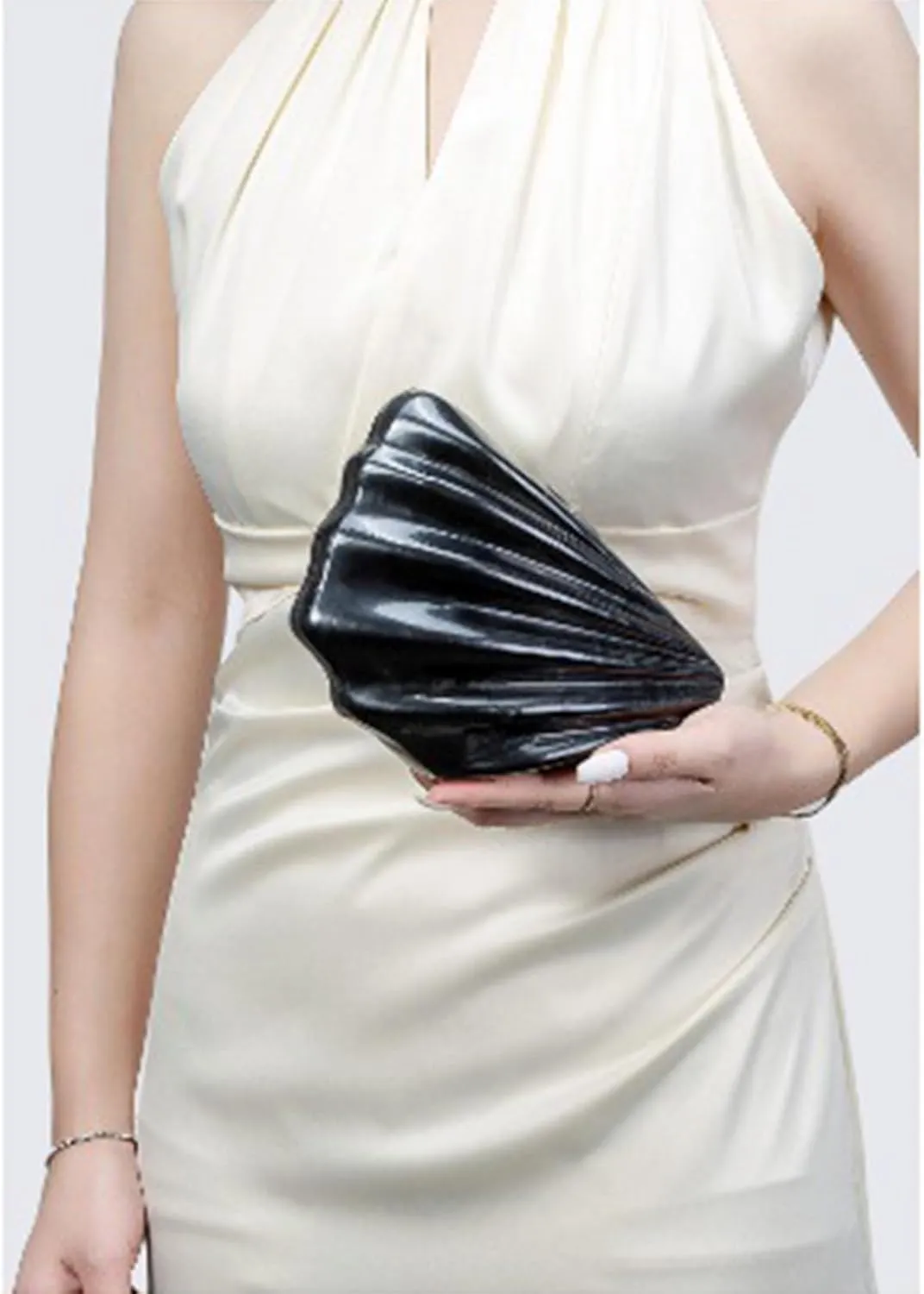 Shell Evening Clutch Purse, Small Purses For Women Pearl Acrylic Shoulder Handbags Cross Body Party Prom Seashell Bag