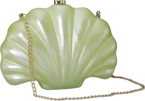 Shell purse Clutch bag VanThai Le - Female Acrylic Box Clutches Lady Gift Evening Bag Party Prom Stones Handbags Women