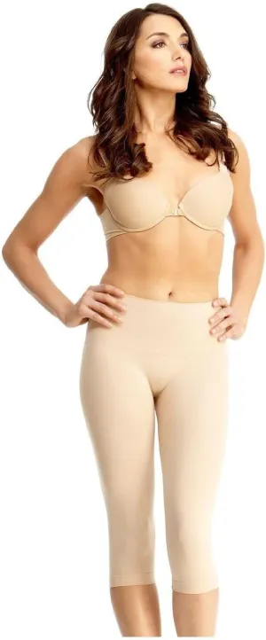 SlimMe Shapewear Leggings, High Waisted Tummy Control Capri Shapewear, Comfortable Knee Length Body Shaper - S to Q2