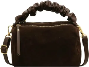 Small Suede Purses for Women Trendy Shoulder Crossbody Bag Vegan Leather Totes Handbag Fall Suede Pillow Satchel