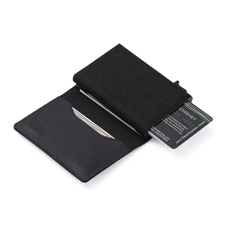 Smart AirTag Wallet Genuine Leather Wallet Key Case