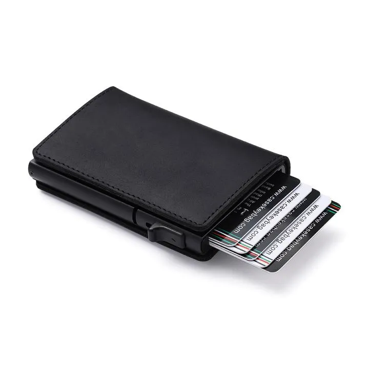 Smart AirTag Wallet Genuine Leather Wallet Key Case