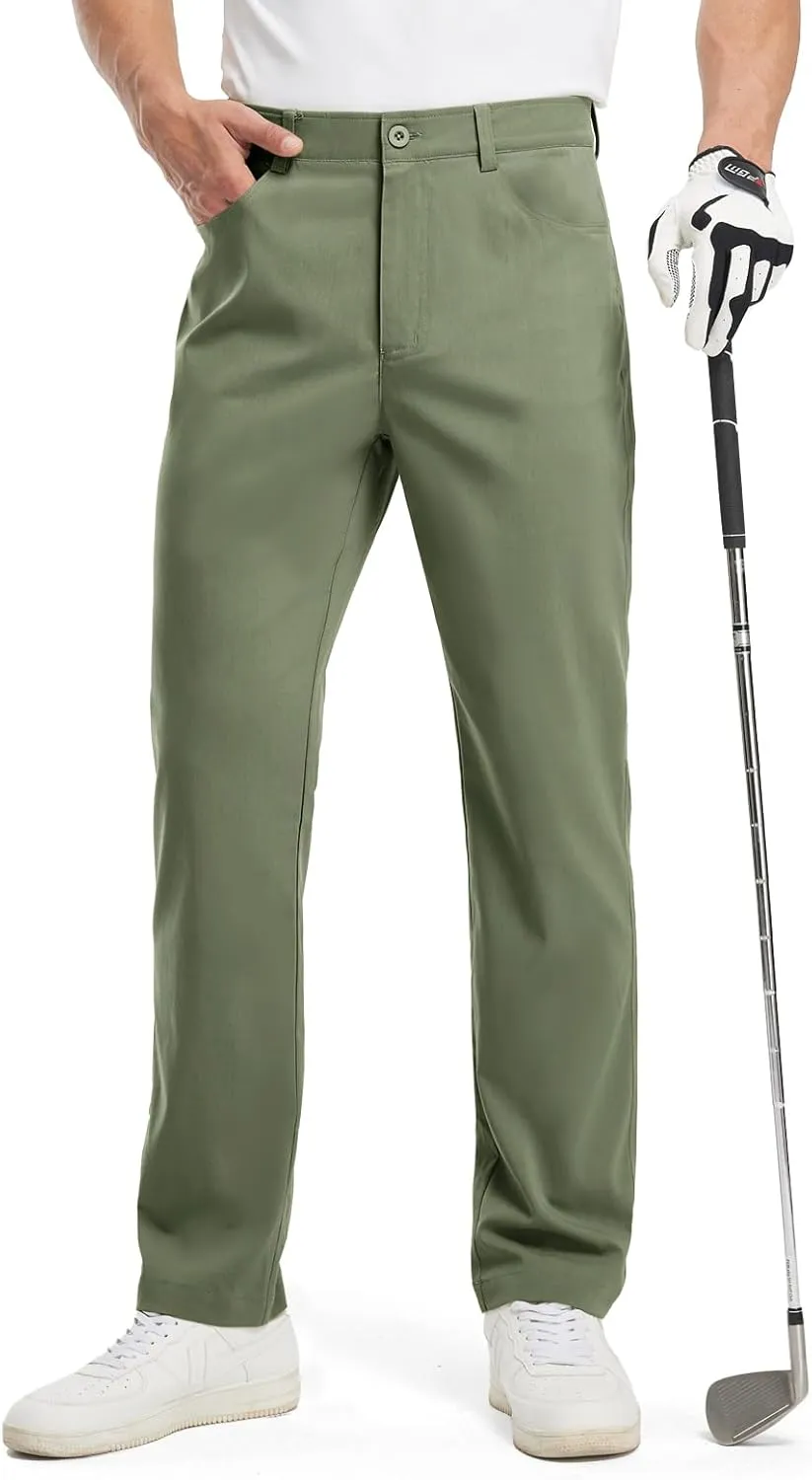 TBMPOY Men's Golf Pants Classic Fit Dress Work Pants Lightweight Comfortable Business Casual Pants with 5 Pockets