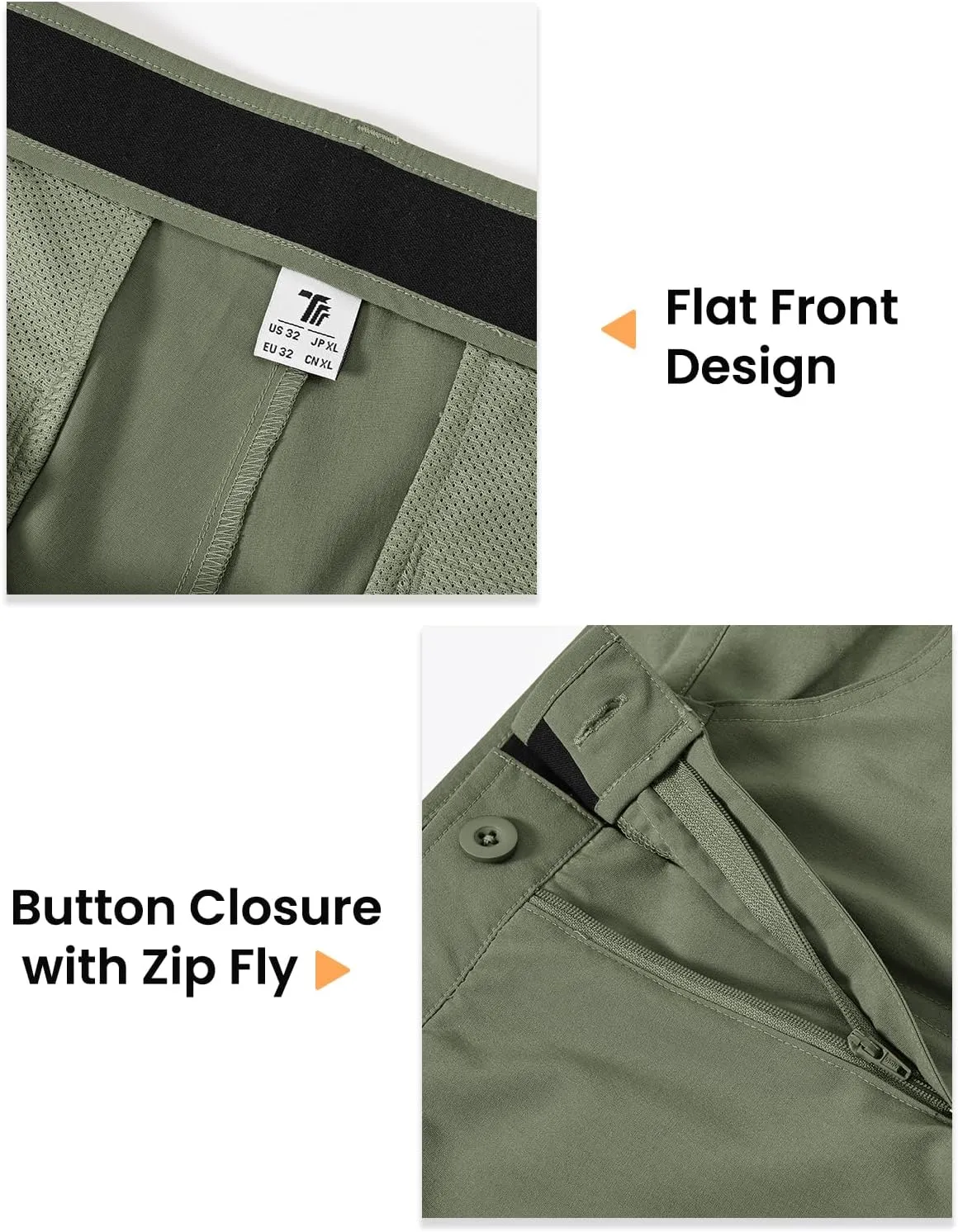 TBMPOY Men's Golf Pants Classic Fit Dress Work Pants Lightweight Comfortable Business Casual Pants with 5 Pockets