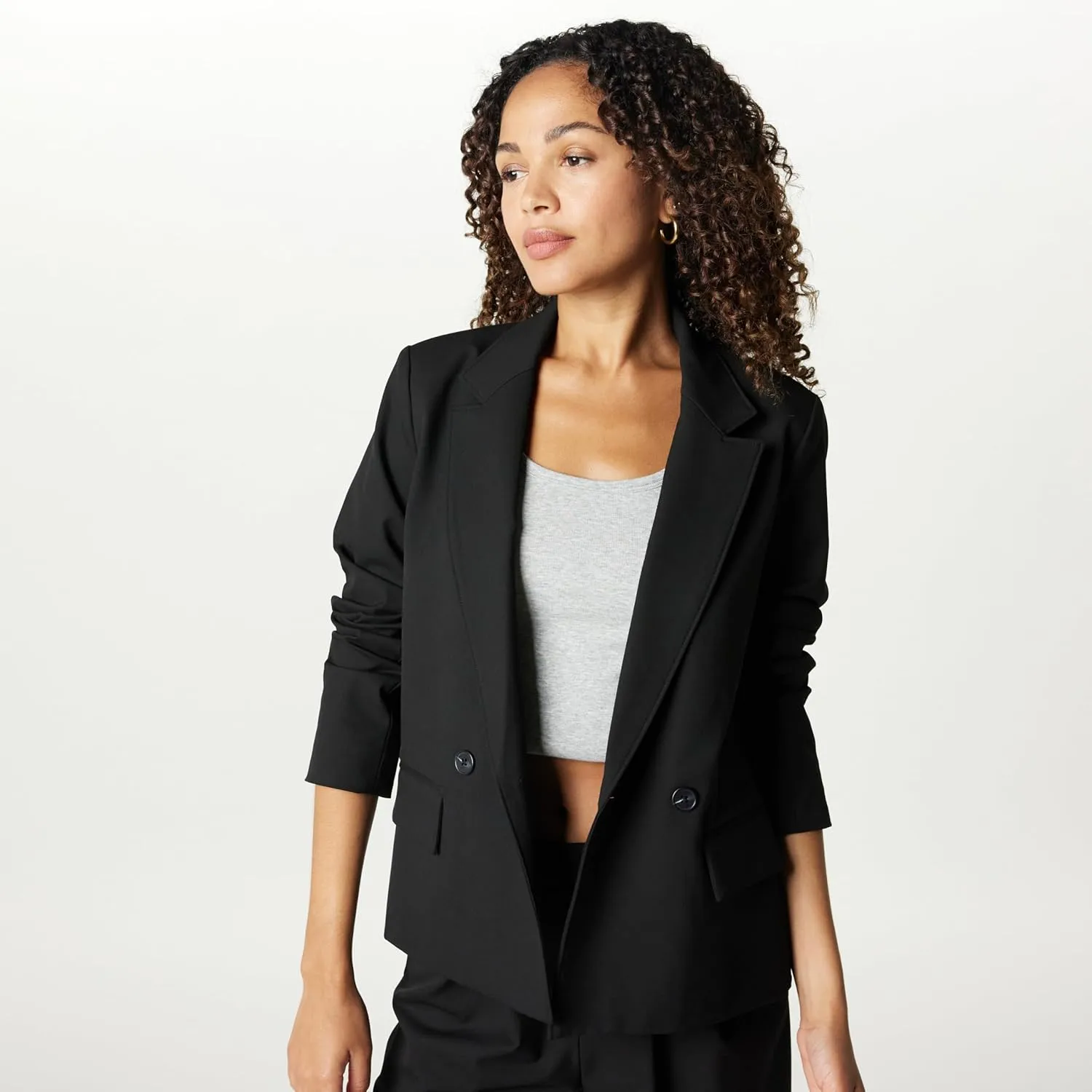The Drop Women's Liza Relaxed Single-Breasted Blazer