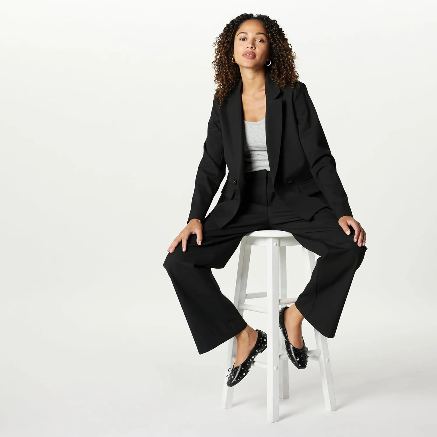 The Drop Women's Liza Relaxed Single-Breasted Blazer