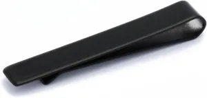 Tie Pins - Dark Metal 55mm Classic - Asymmetric - 55mm x 8mm - Classic Tie Clips