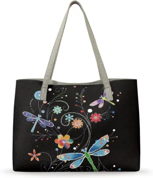 Tote Bags for Women Butterfly Shoulder Hobo Fashion Shopping Tote Bag Women's purse handbags Large Travel Totes