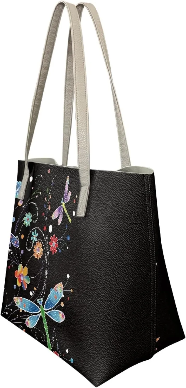 Tote Bags for Women Butterfly Shoulder Hobo Fashion Shopping Tote Bag Women's purse handbags Large Travel Totes