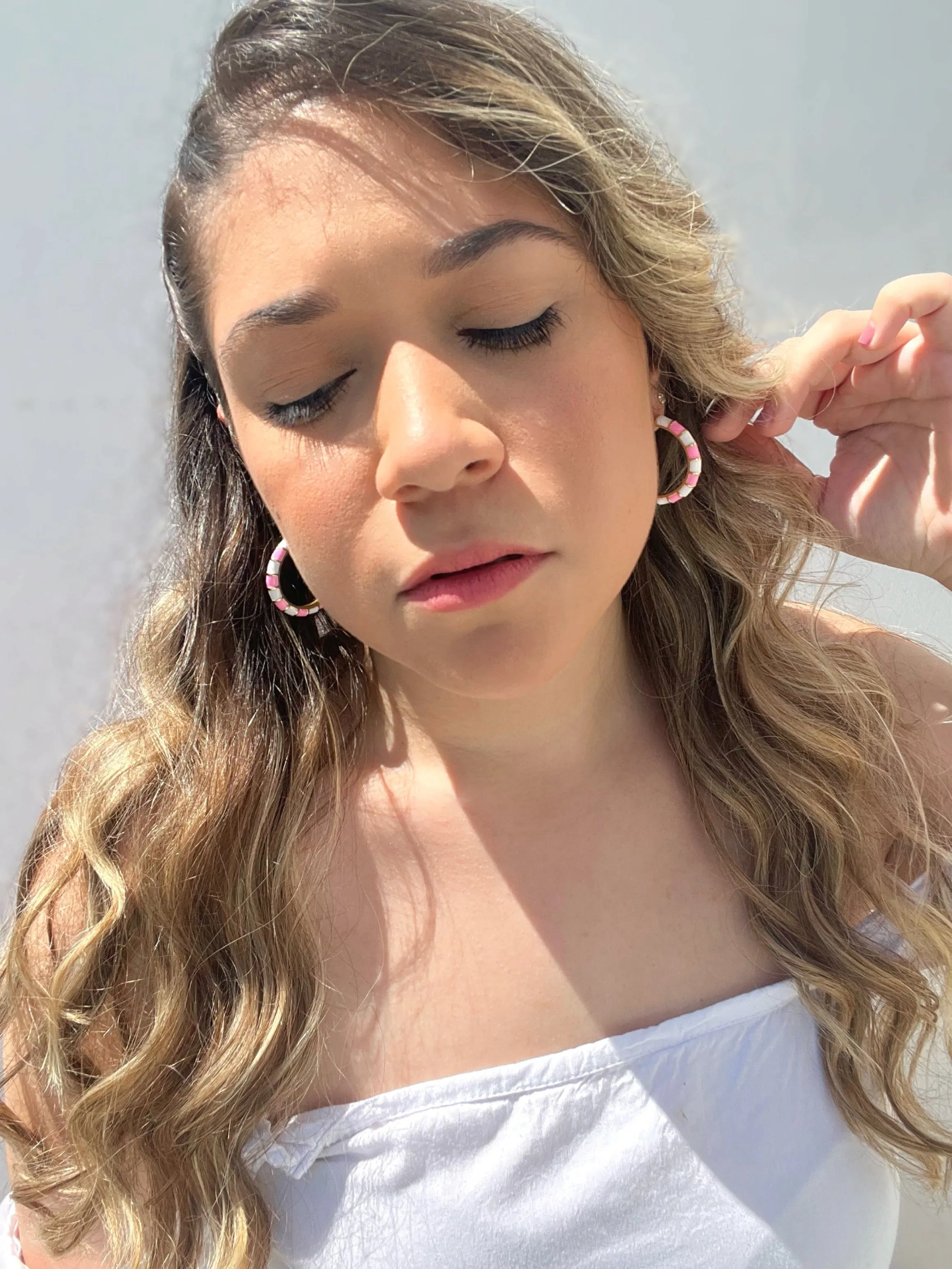 Two Tone Color Hoops
