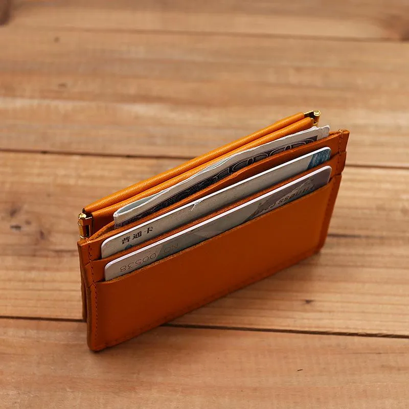 Ultra-thin Mini Leather Coin Purse Card Holder Wallet