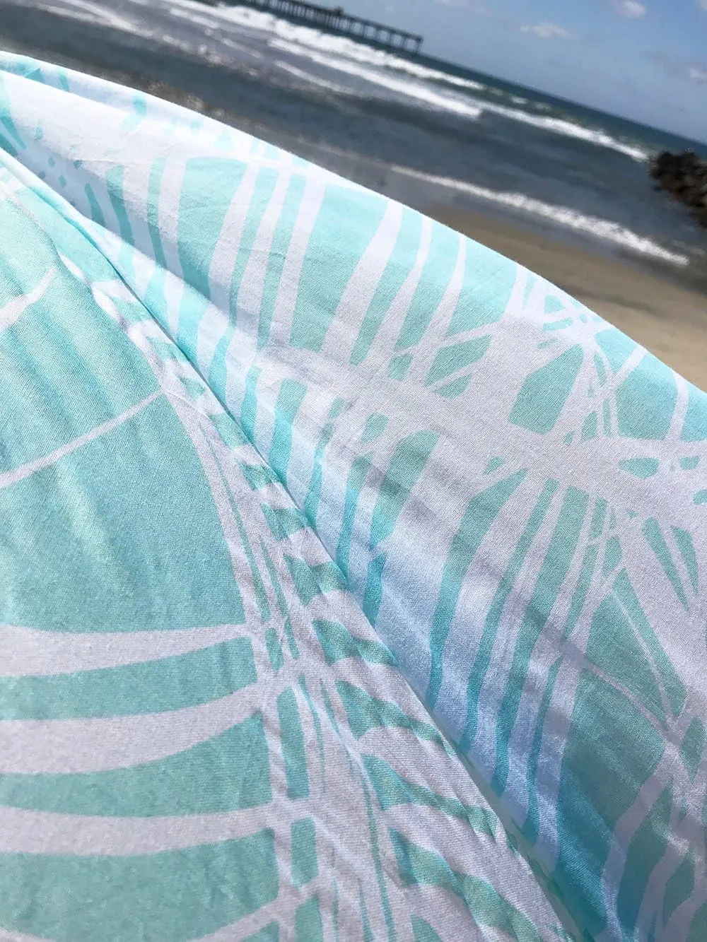 West Indies 100% Pure Soft Cotton Designer Tunic Top Swimsuit Bikini Beach Cover-Up Cool Loose Comfortable