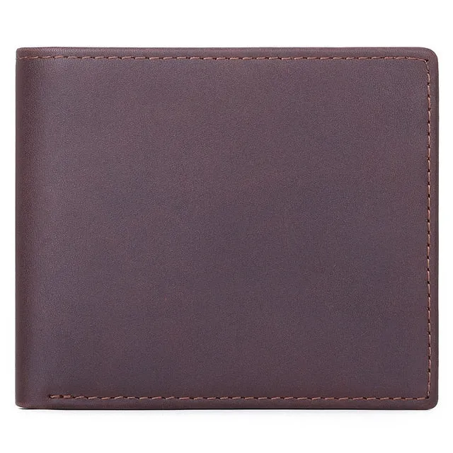 West Louis Crazy Cow Leather Wallet