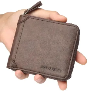 West Louis Fashion Genuine Leather Vintage Small Wallet