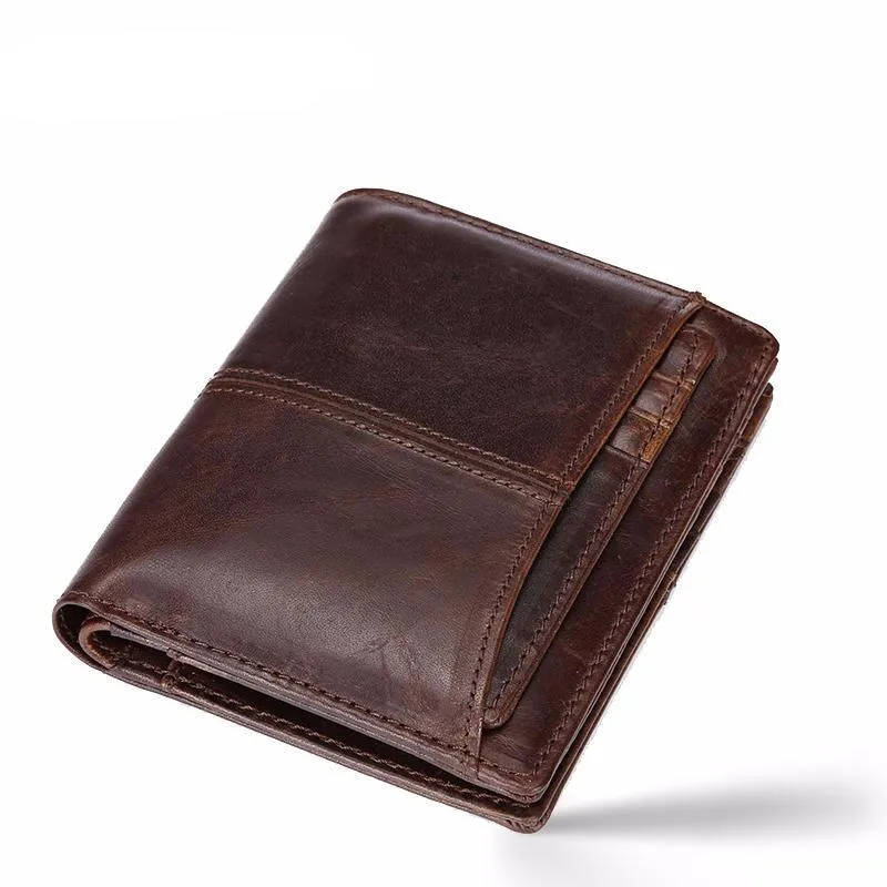 West Louis Leather Cowhide Money Bag Wallet