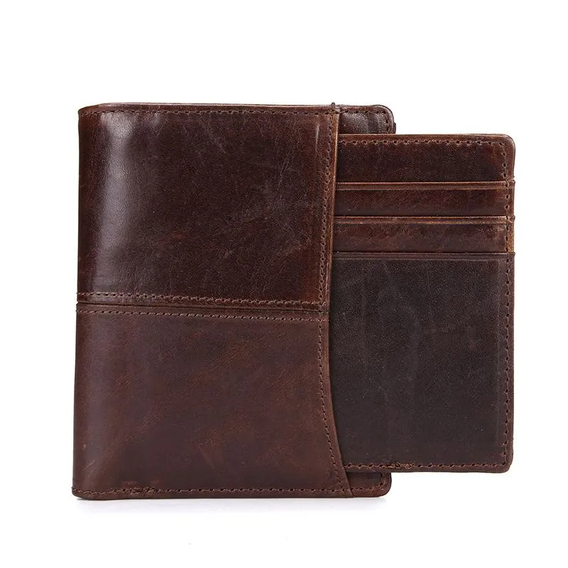 West Louis Leather Cowhide Money Bag Wallet