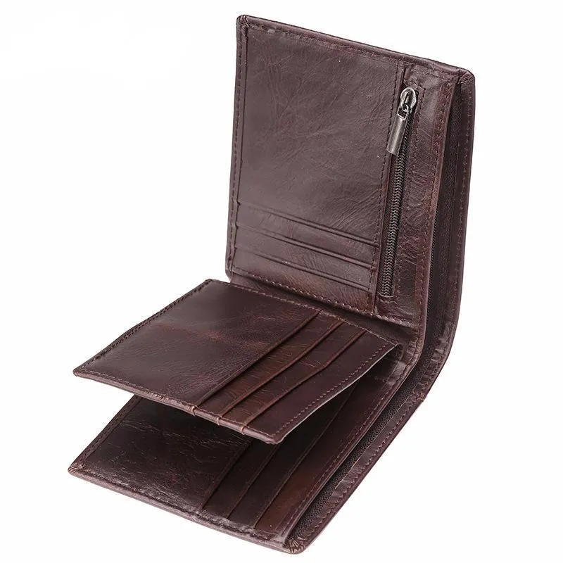 West Louis Retro Leather Little Wallet
