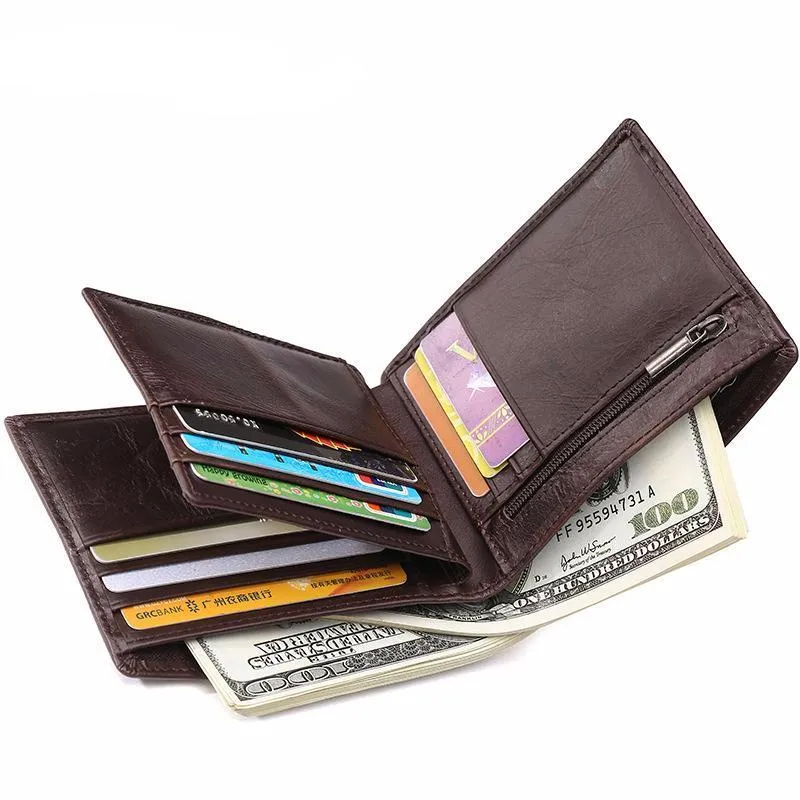West Louis Retro Leather Little Wallet