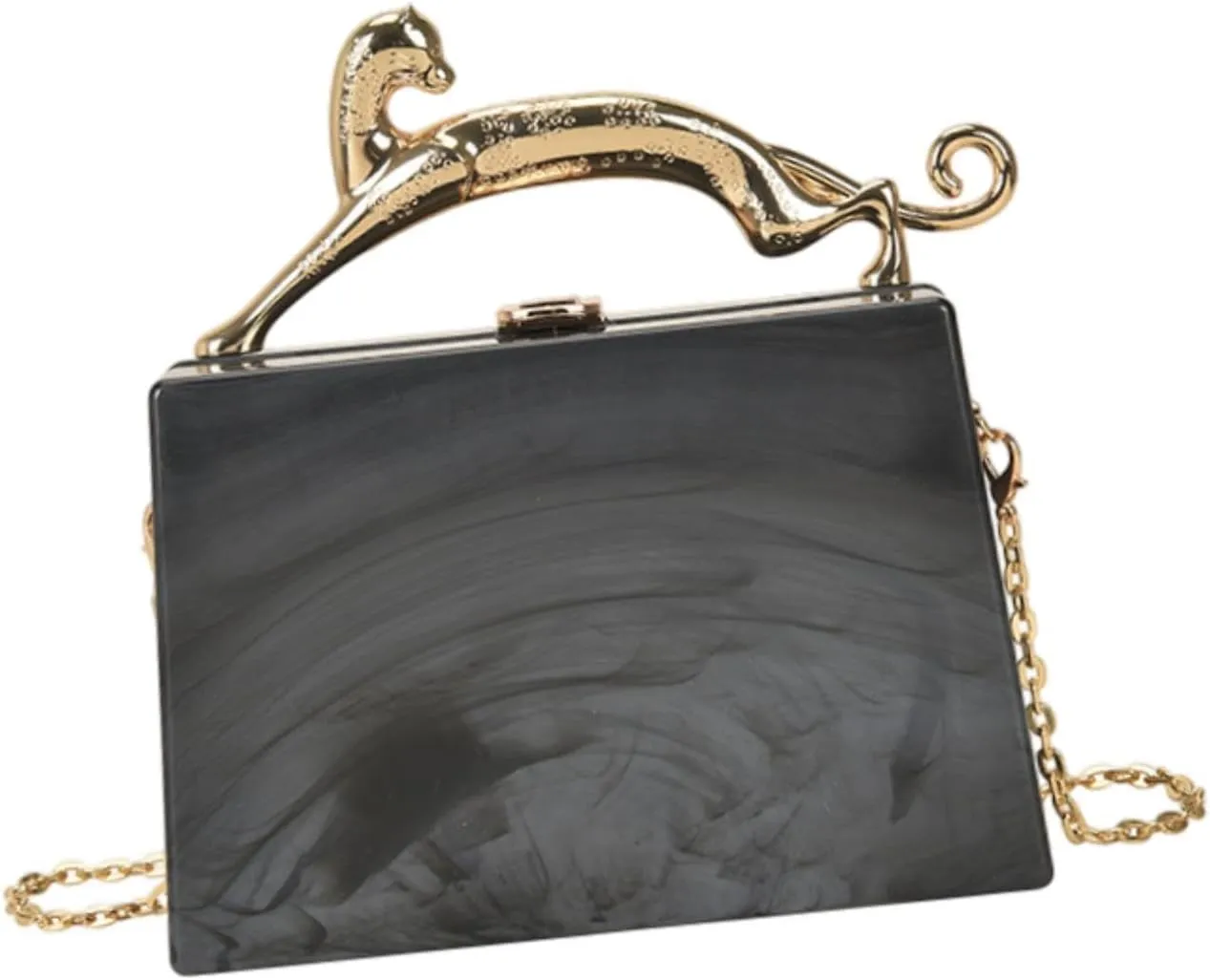 Women Acrylic Purse Trendy Handbag for Wedding Prom Party Engagement Birthday
