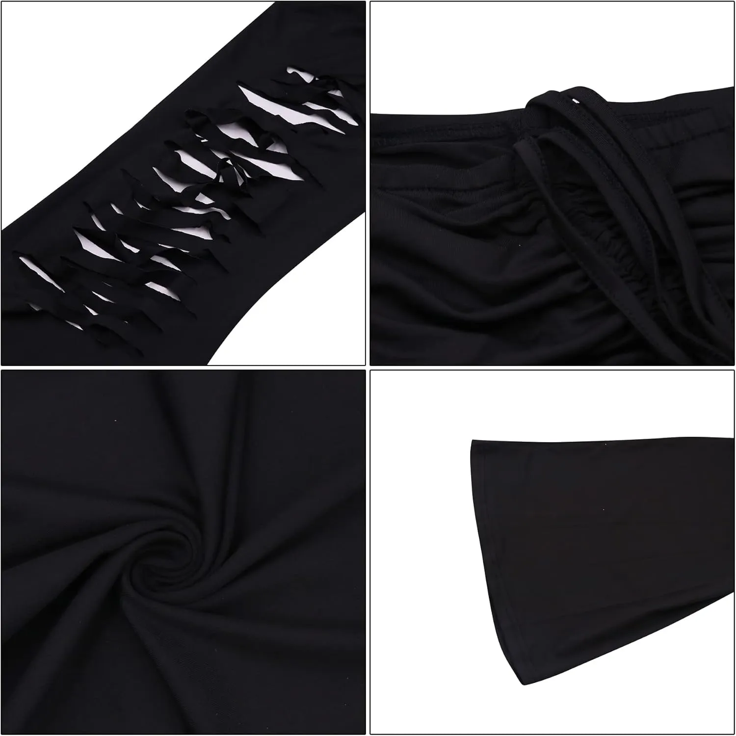Women Goth Velvet Flare Pants Hollow Out Lace High Waist Bell Bottom Trousers