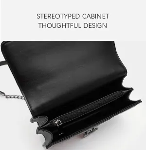 Women Handbags Shoulder Bags, Satchel Tote Bag, Luxury Handbags Women Rhombic Crossbody Bags Chain Small Messenger Bag Lady Shoulder Bag Large Capacity Totes (Color : Black)