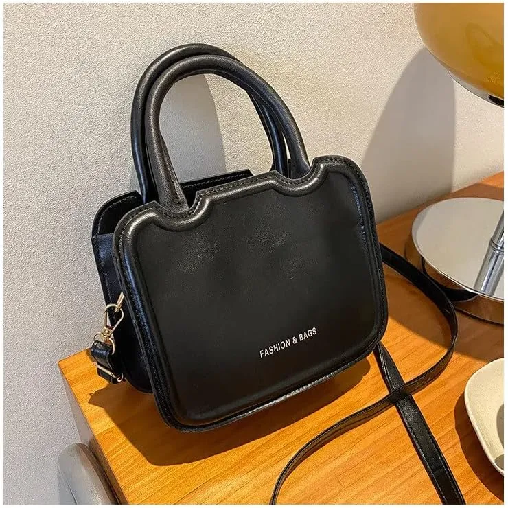 Women Handbags Shoulder Bags, Satchel Tote Bag, Women's Mini Handbags Crossbody Sling Bags for Women Luxury Purses Cute Kawaii Totes (Color : Black)