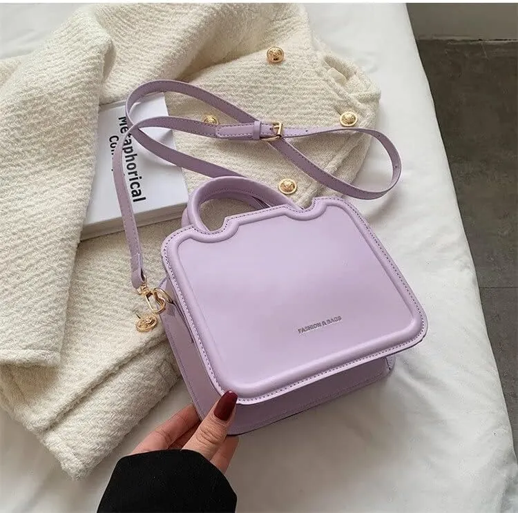 Women Handbags Shoulder Bags, Satchel Tote Bag, Women's Mini Handbags Crossbody Sling Bags for Women Luxury Purses Cute Kawaii Totes (Color : Purple)