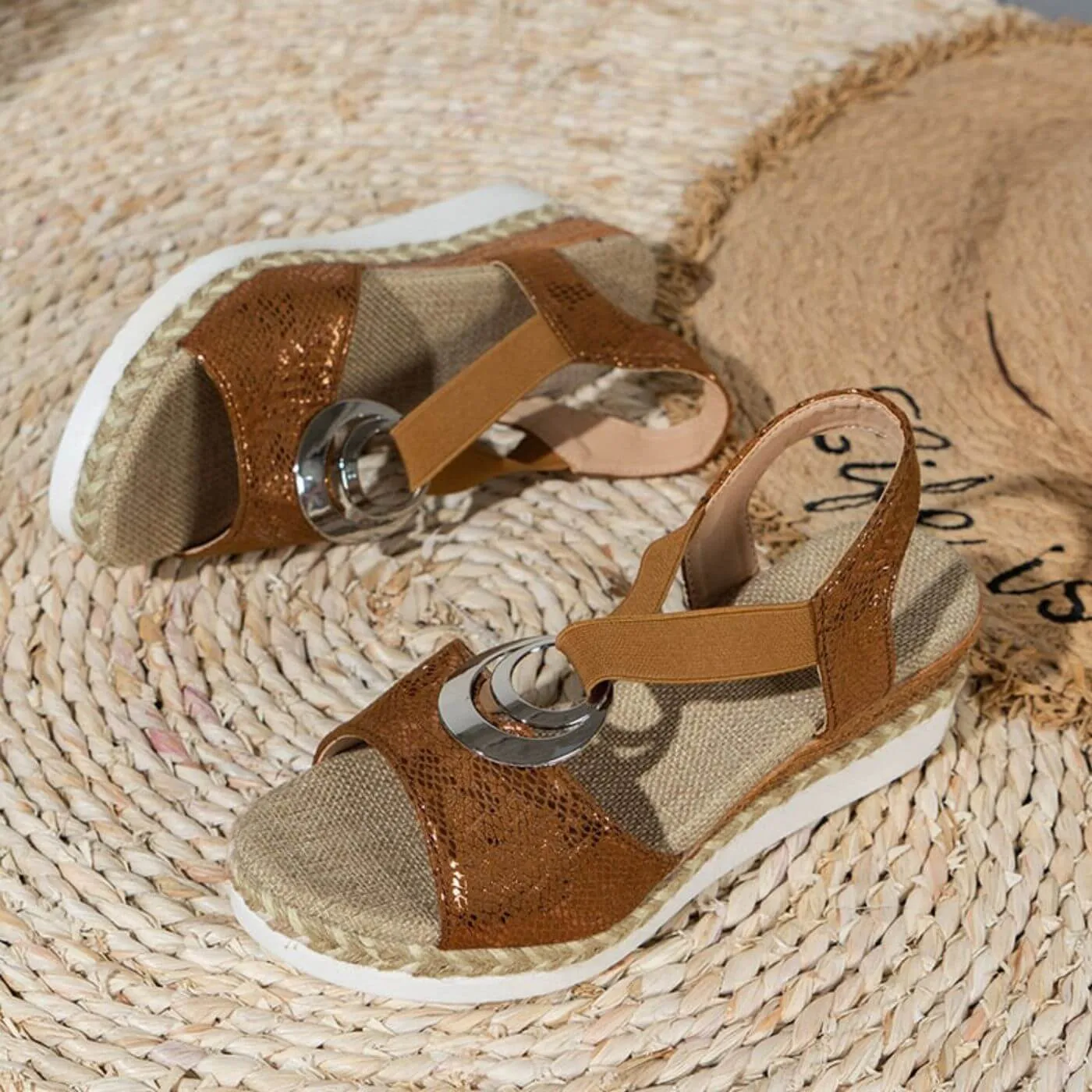 Women's Leather Comfy Sandals
